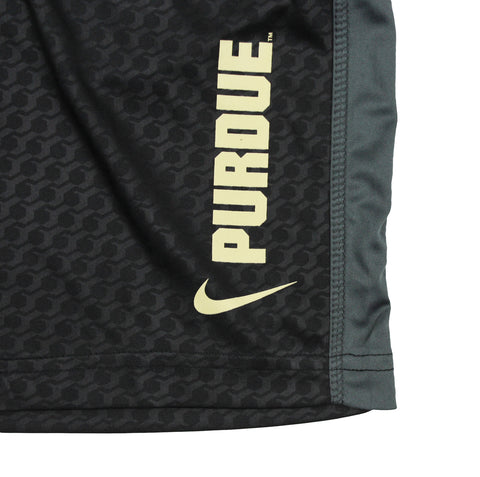 Nike NCAA Youth Purdue Boilermakers DriFIT Athletic Shorts, Black
