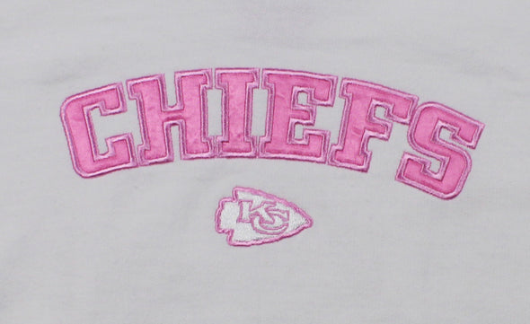 Reebok NFL Youth Girls Kansas City Chiefs Hoodie, White