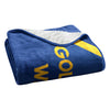 Northwest NBA Golden State Warriors Silk Touch Sherpa Throw Blanket, 60"X80"