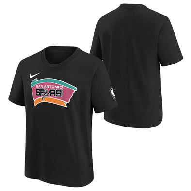 Nike NBA Youth San Antonio Spurs Essential Mixtape Logo Short Sleeve Tee