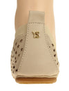 Yosi Samra Women's Samara Star Perforated Leather Ballet Flat