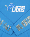 Zubaz NFL Men's Detroit Lions Hoodie w/ Oxide Sleeves