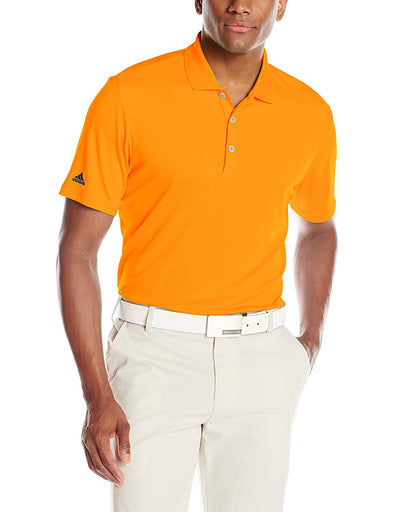 Adidas Golf Men's Performance Polo Shirt, Bright Orange