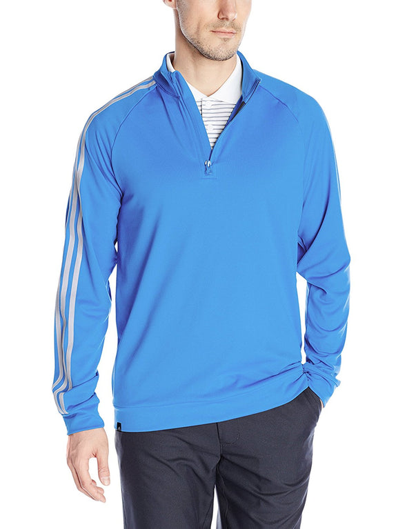 Adidas Golf Men's 3-Stripes 1/4 Zip Layering Top, 3 Color Options
