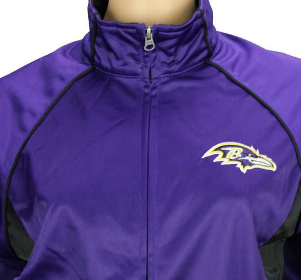 G-III Sports NFL Women's Baltimore Ravens Players Zip Up Soft Jacket, Purple