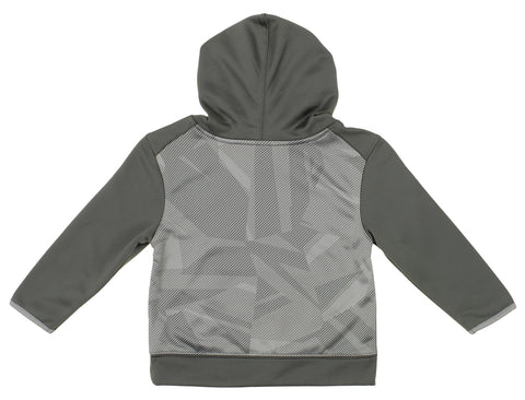 Reebok NHL Hockey Boys Kids Chicago Blackhawks Forecheck PlayDry TNT Pullover Hoodie, Grey