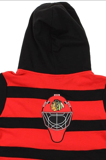 Klew NHL Hockey Chicago Blackhawks 2015 Cotton Rugby Hooded Top