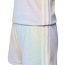 Adidas Youth Girls 7-14 Iridescence Print Romper, Sky Tint