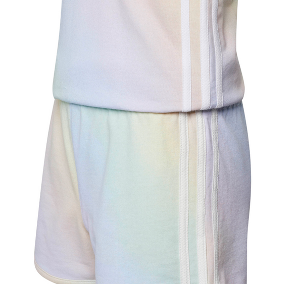 Adidas Youth Girls 7-14 Iridescence Print Romper, Sky Tint