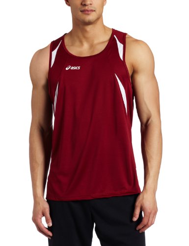 ASICS Men's Interval Sleeveless Athletic Workout Singlet Tank Shirt, Several Colors