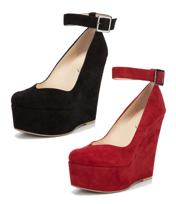 Boutique 9 Curio Women's Platform Pumps Ankle Strap Heels - Color Options