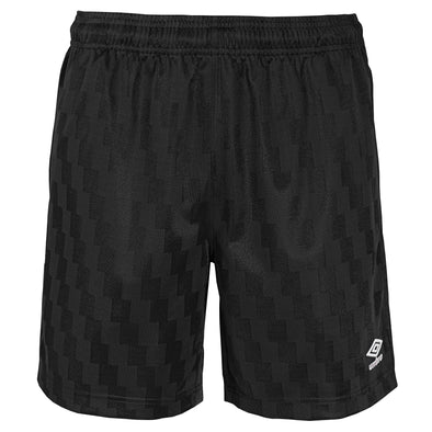 Umbro Men's Stripe Striker Soccer Shorts, Black Beauty