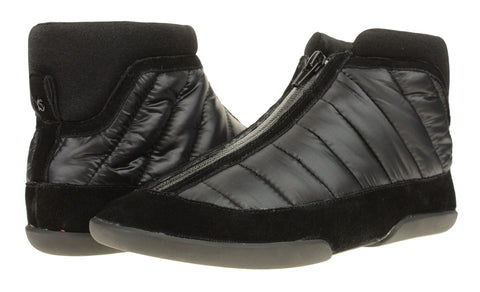 Yosi Samra Women's Crystal Nylon Ankle Boot Black