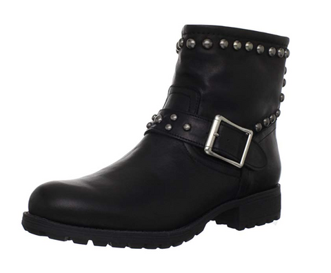 Kelsi Dagger Max Women's Studded Leather Ankle Moto Boots, Color Options