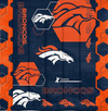 Northwest NFL Denver Broncos Hexagon Comforter & Sham Set