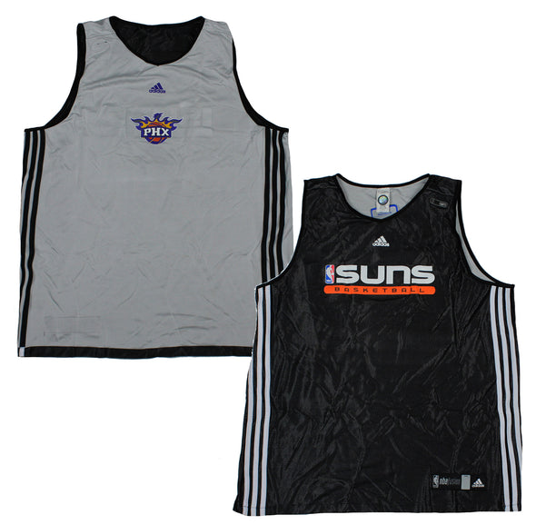 Adidas NBA Phoenix Suns Men's Reversible Fusion Shooting Tank Jersey I Black Grey