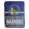 Northwest NBA Golden State Warriors Dual Vision 45 X 60 Silk Touch Throw Blanket