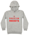 Outerstuff Houston Rockets NBA Youth Boys (8-20) Rough Road Hoodie, Grey
