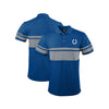 FOCO Men's NFL Indianapolis Colts Stripe Polo Shirt