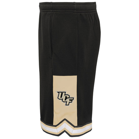 Outerstuff Central Florida Golden Knights NCAA Boy's Youth (8-20) Stated Shorts, Black