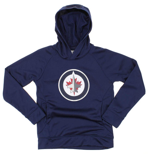 OuterStuff NHL Youth Winnipeg Jets Team Performance Hoodie and Tee Combo Set