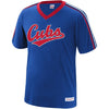 Mitchell & Ness MLB Youth (8-20) Chicago Cubs Overtime Win Vintage V-Neck Tee