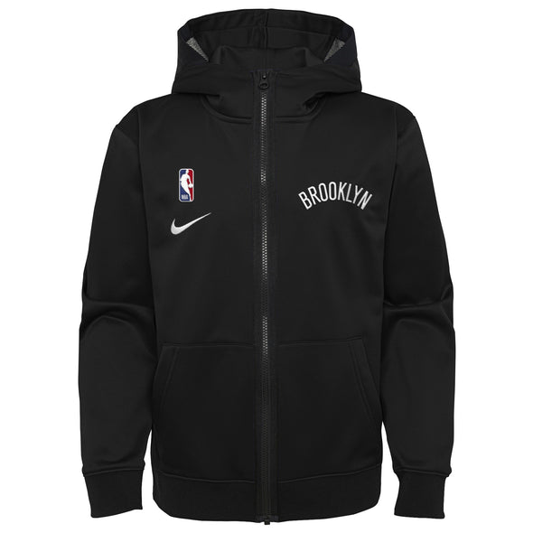 Nike NBA Youth (8-20) Brooklyn Nets Lightweight Hooded Full Zip Jacket