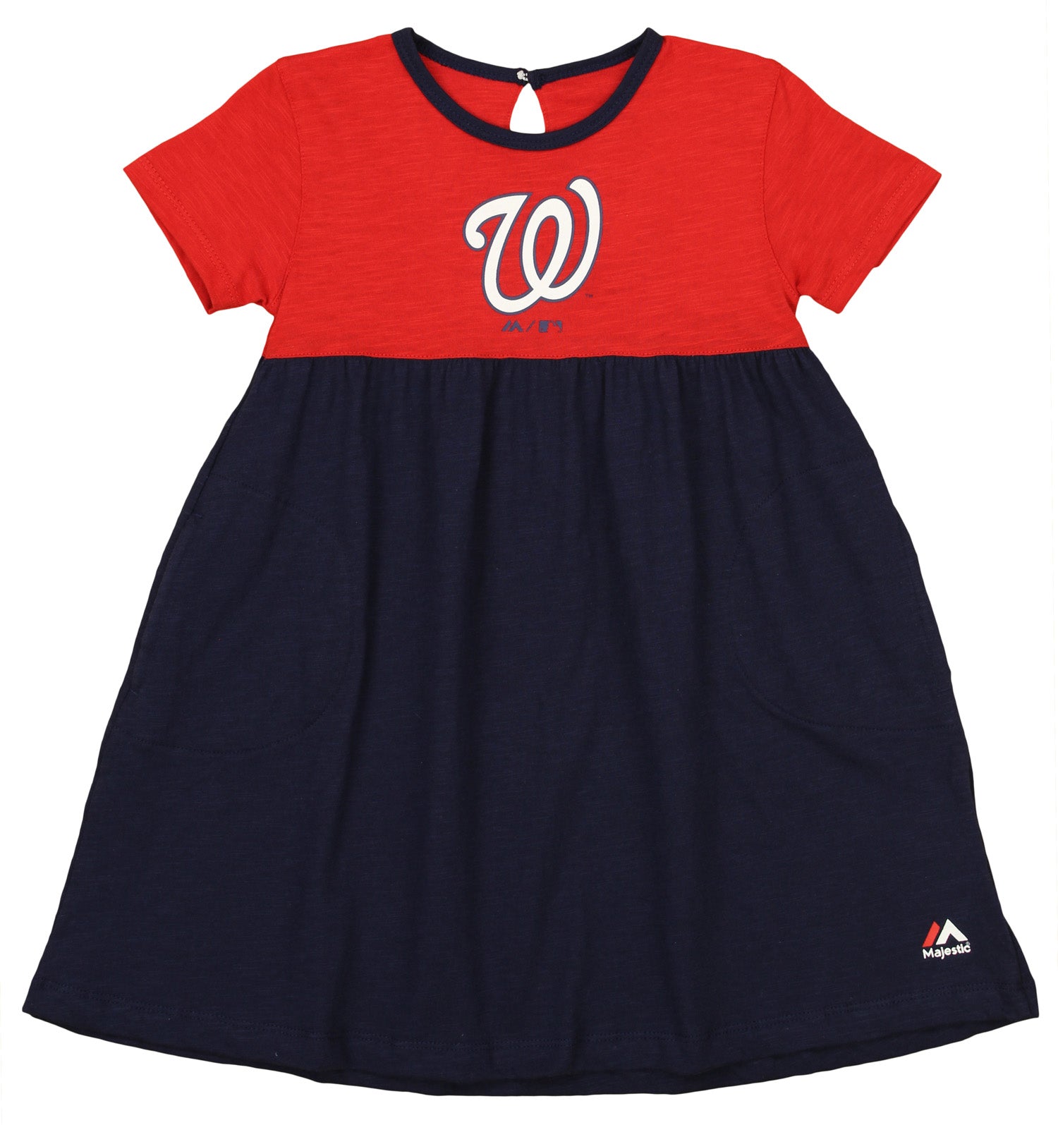 Girls Washington Nationals Red T- Shirt - Small (6/6x)