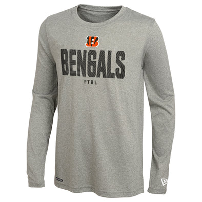 New Era NFL Men's Cincinnati Bengals Grids Dri-Tek Long Sleeve Tee