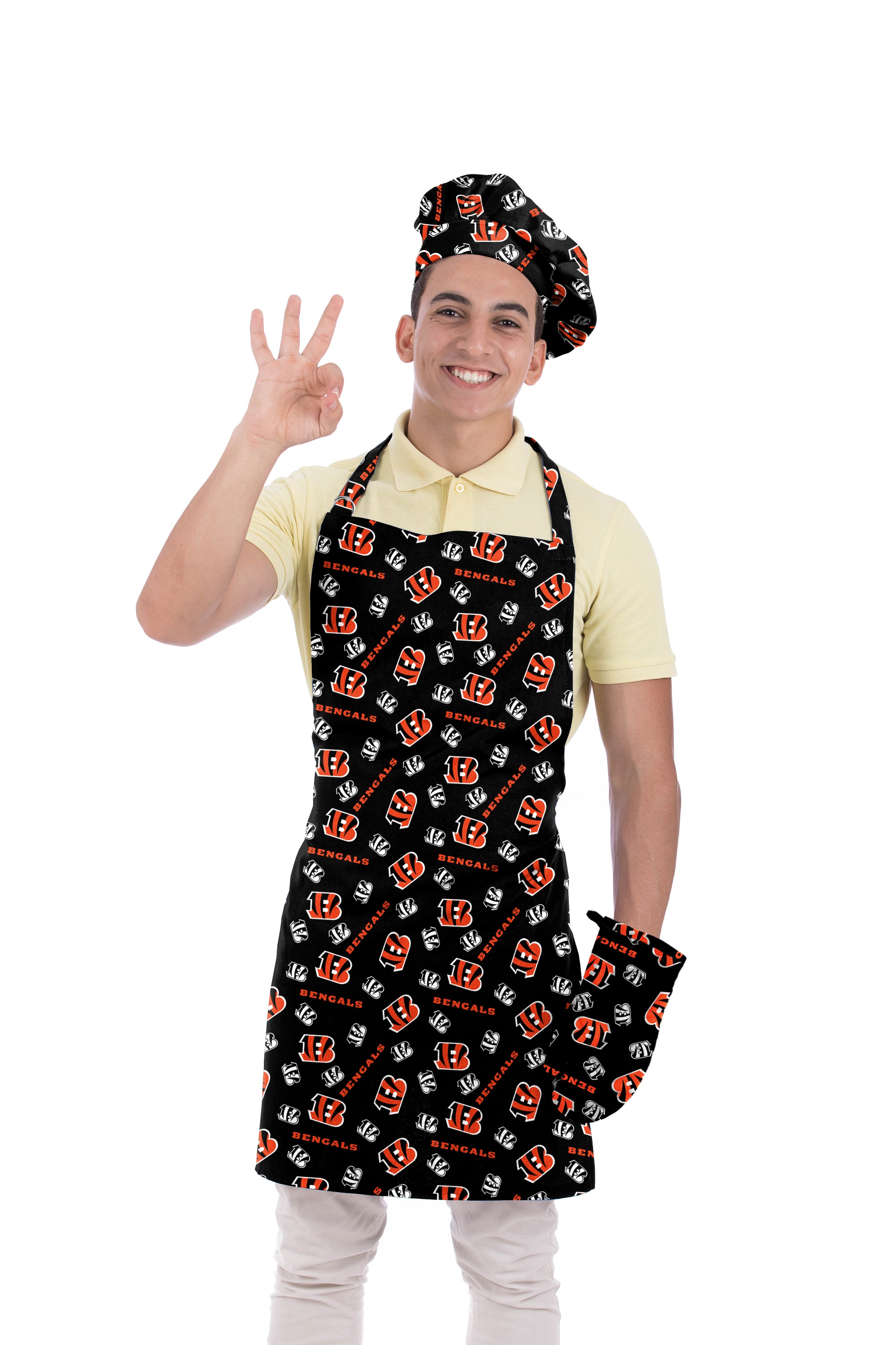 NFL Apron & Chef Hat Set - Cincinnati Bengals