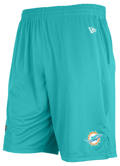 New Era NFL Men's Miami Dolphins Ground Running Performance Casual Shorts