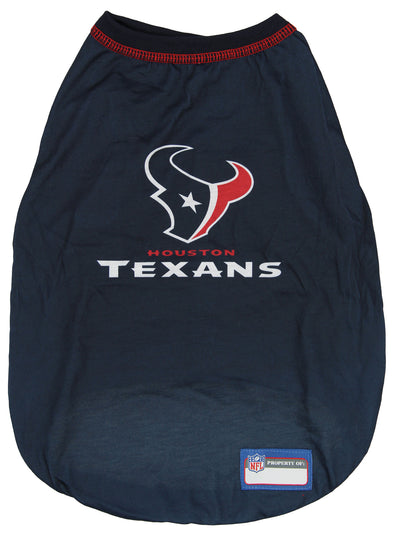 Zubaz X Pets First NFL Houston Texans Team Pet T-Shirt For Dogs