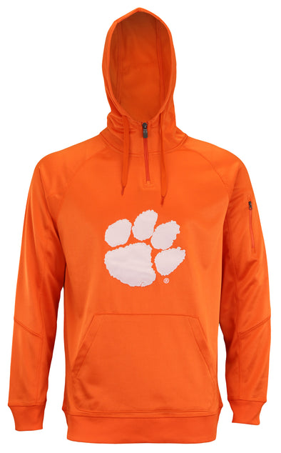 Outerstuff Men's NCAA Clemson Tigers Fan Basic 1/4 Zip Hooded Sweater