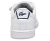 Lacoste Toddlers Carnaby Evo Bl 1 Spi Sneaker, White/Navy