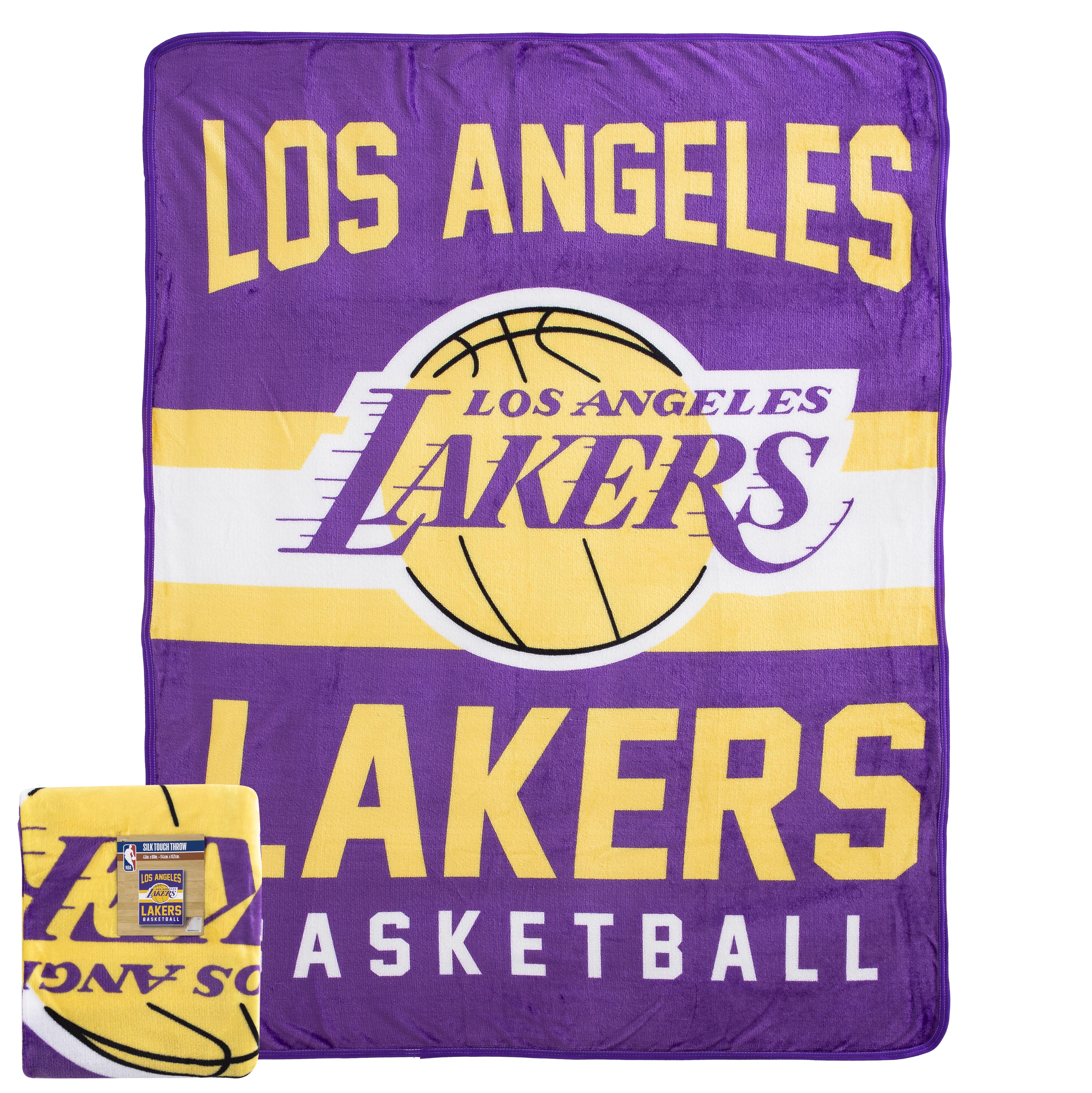 Northwest NBA Los Angeles Lakers Singular Silk Touch Throw Blanket