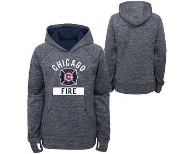 Outerstuff MLS Youth Girls Chicago Fire Bottom Pill Perfect Hoodie