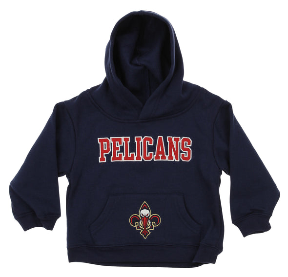 OuterStuff NBA Infant and Toddler's New Orleans Pelicans Fleece Hoodie, Navy