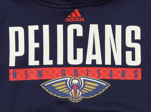 Adidas NBA Kids New Orleans Pelicans Playbook Pullover Hoodie, Navy