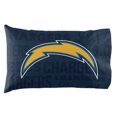 Northwest NFL Los Angeles Chargers Printed Pillowcase Set of 2