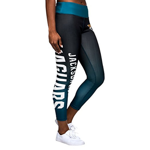 Forever Collectibles NFL Women's Jacksonville Jaguars Gradient 2.0 Wordmark Legging