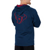 Zubaz NFL Men's Houston Texans Full Zip Camo Hoodie With Team Color Camo Lines