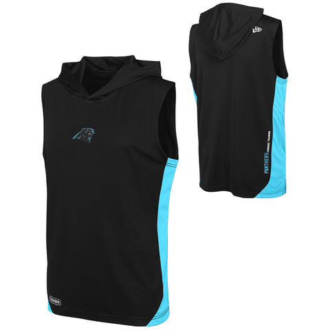 New Era NFL Men's Carolina Panthers Champions Flair Hooded Muscle Shirt