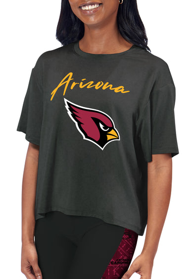 Certo By Northwest NFL Women's Arizona Cardinals Turnout Cropped T-Shirt