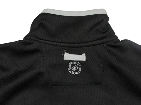 Reebok NHL Youth Los Angeles Kings Full Zip Up Warm Up Track Jacket, Black