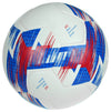 Umbro Youth (8-12) Size 4 Neo Futsal Pro Soccer Ball, White/Regal Blue/Vermillion