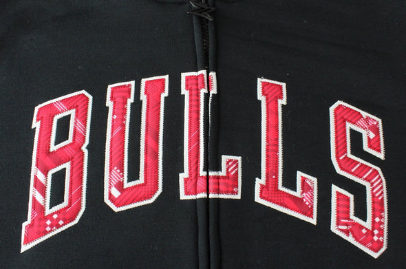 Zipway NBA Men's Chicago Bulls Signature Basics Full Zip Fleece Hoodie, Black
