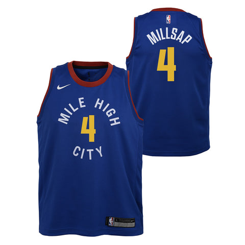 Nike NBA Youth Paul Millsap Denver Nuggets #4 Swingman Statement Jersey