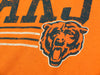Chicago Bears NFL Football Men's Fundamentals Logo T-Shirt Top Tee, Orange
