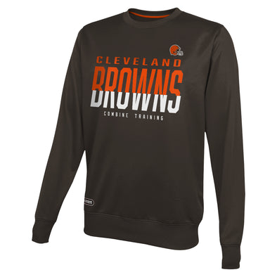 Outerstuff NFL Men's Cleveland Browns Pro Style Performance Fleece Sweater
