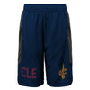 Outerstuff NBA Youth Boys (8-20) Cleveland Cavaliers Jump Ball Shorts, Blue